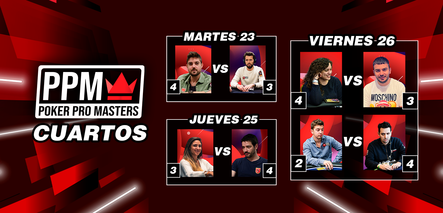 Soraya Estrada y Sergio Aido completan la Final Four del Poker Pro Masters